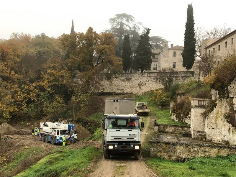 Station d’épuration AQUAmax Pro G 60 EH dans un monastère près d’Agen