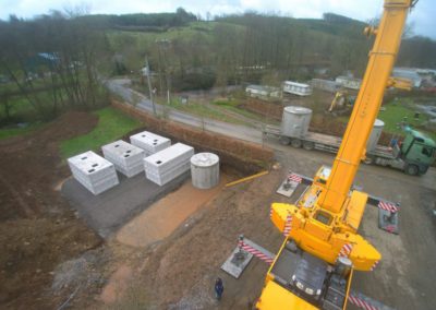 Chantier d'épuration pour un camping dans les Ardennes