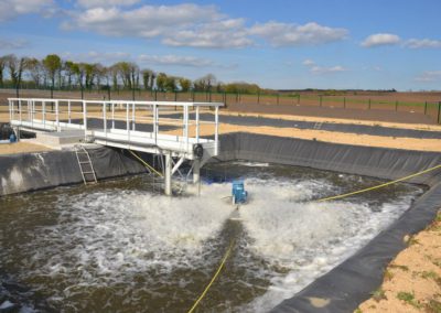 Micro-station pour le traitement de jus de lixiviat d’algues et de déchets vert