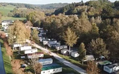 Station d’épuration dans le plus grand camping de Wallonie