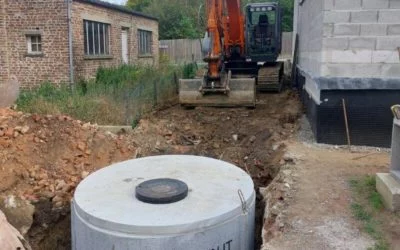 Installation d’une micro-station d’épuration AQUAMAX Basic 5 EH TYPE O à Namur