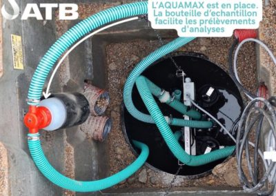 Chantier à Saint-Vith d'installation d'une micro-station individuelle