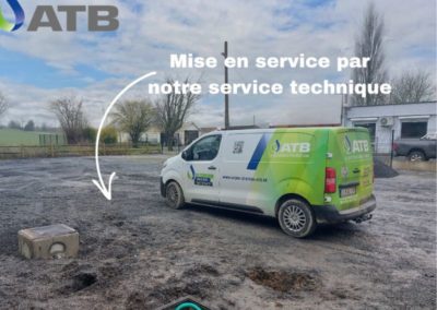 Mise en service d'une micro-station individuelle pour un dancing dans le Hainaut