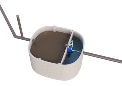 Cuve de la micro-station d'épuration 5EH Aquamax Basic