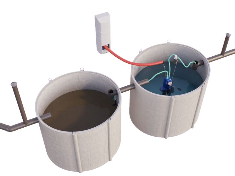 Micro-station épuration pour lotissement